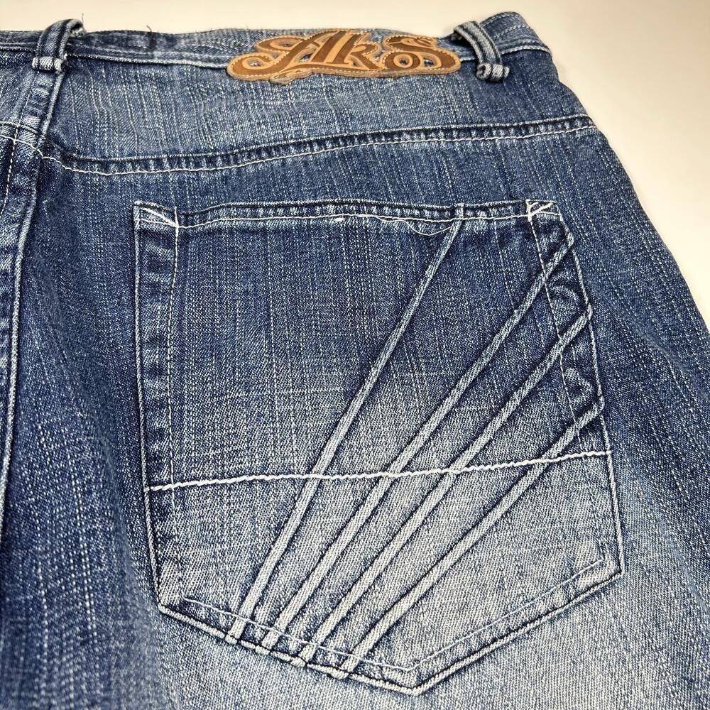 Akademiks Jorts Men’s 38 Baggy Denim Shorts Hip Hop Skateboarding Vintage Y2K